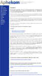 Mobile Screenshot of aphekom.org
